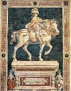 Andrea del Castagno Equestrian Statue of Niccolo da Tolentino Sweden oil painting artist